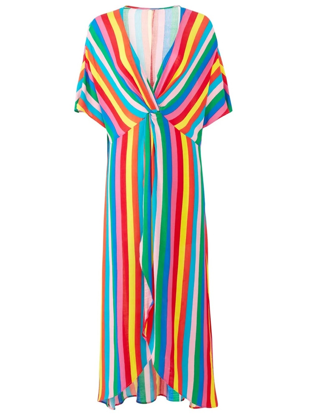 Show Me Your MuMu Get Twisted Maxi Dress, Rainbow Multicolor, Size Medium